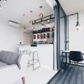 The Amore Condo - Edgedale Plains | Product Seen: [Kami Barstool - Steel, Jeslyn Chair, Pipe Dining Table – W1580 & Pipe Dining Bench – W1350]<br />
